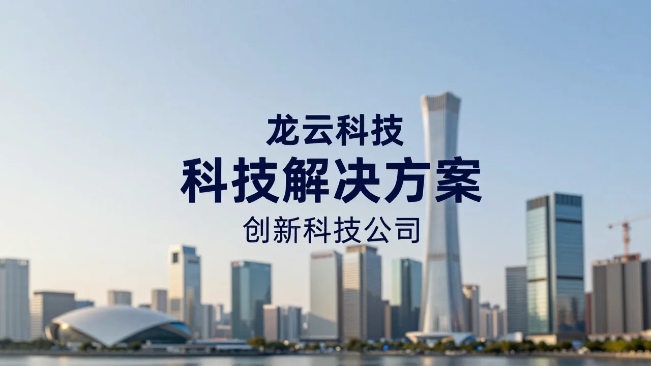 龙云科技 首页主视觉